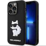 Tagakaaned Karl Lagerfeld Karl Lagerfeld KLHCP14L3DRKHNK iPhone 14 Pro 6.1" black/black hardcase Rubber Choupette 3D