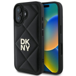 Muu telefoni lisavarustus DKNY  DKNY Quilted Stack Logo iPhone 16 Case - Black