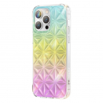 Tagakaaned Kingxbar  Kingxbar Miya Series case for iPhone 14 Plus back cover rainbow back cover