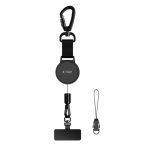 Selfie monopoodid ja hoidjad Tech-Protect  Tech-Protect UrbanLoop Anti-Theft Phone Holder with Retractable Lanyard - Black