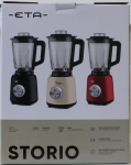 Mikserid ja blenderid ETA SALE OUT. | Blender | 901190010 STORIO | Tabletop | 1200 W | Jar material Glass | Jar capacity 1.5 L | Beige | DAMAGED INNER PACKAGING AND PAINT, DEMO