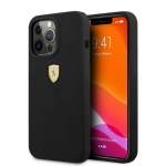 Tagakaaned Ferrari  Ferrari FESSIHMP13XBK iPhone 13 Pro Max 6.7" black/black hardcase Silicone MagSafe