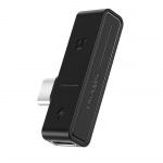 Adaptrid USAMS SJ386 Type-C+3.5mm Charging & Audio Adapter Black