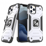 Tagakaaned Wozinsky  Wozinsky Ring Armor case for iPhone 14 Pro Max armored cover magnetic holder ring silver