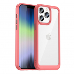 Tagakaaned Hurtel  Outer Space Case iPhone 14 Pro hard cover with a gel frame red