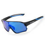 Jalgratta tarvik Rockbros  Rockbros 14110009001 Polarized Cycling Glasses for Kids 8-14 Years Old - Black and Blue