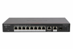 Koduelektroonika Ruijie Komutators RG-ES210GS-P 10-Port Gigabit PoE+ 120W Smart Cloud Managed