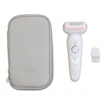 Epilaator Braun Epilator | SES9000 Silk-epil 9 SkinSpa | Operating time (max) 50 min | Number of power levels 2 | Wet & Dry | White/Pink