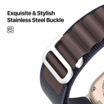 Rihm OEM DUX DUCIS strap GS nylon for Apple Watch 42 / 44 / 45 / 49 mm indigo