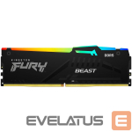 Operatiivm&auml;lu DDR4 Kingston  Kingston DRAM 16GB 6000MT/s DDR5 CL36 DIMM (Kit of 2) FURY Beast RGB EXPO