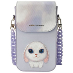 Tagakaaned Nimmy  Nimmy Big Eyed Pet 2.0 Rabbit Phone Bag - Purple