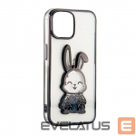 Tagakaaned iLike Apple iPhone 11 Silicone Case Print Desire Rabbit Black