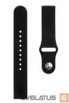 Rihm Tactical 20mm Silicone Watch Strap Black