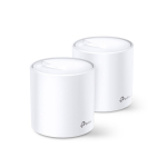 Ruuterid TP-Link  AX1800 Whole Home Mesh Wi-Fi 6 System Deco X20 (2-pack)  802.11ax, 1201+574 Mbit/s, 10/100/1000 Mbit/s, Ethernet LAN (RJ-45) ports 2, Mesh Support Yes, MU-MiMO Yes, Antenna type 4xInternal per Deco uni
