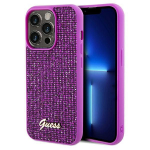 Tagakaaned Guess  Guess Disco Metal Script case for iPhone 14 Pro Max - fuchsia