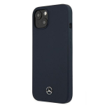 Tagakaaned Mercedes-Benz  Mercedes Silicone Line Case for iPhone 13 mini - Navy Blue