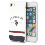 Tagakaaned U.S. Polo PU US Polo USHCI8PCSTRB iPhone 7/8/SE 2020 / SE 2022 biały/white Tricolor Pattern Collection