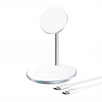 Juhtmeta laadija Choetech Wireless charger Choetech T581-F with stand (white)