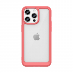 Tagakaaned Hurtel  Reinforced case with a flexible frame for iPhone 15 Pro Max Outer Space - red