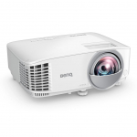 Projektorid BenQ BenQ MW809STH - DLP projector - portable - 3D - 3600 ANSI lumens - WXGA (1280 x 800) - 16:10 - 720p - short-throw fixed lens