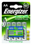 Muu arvutitarvik Energizer AA/HR6, 2000 mAh, Rechargeable Accu Power Plus Ni-MH, 4 pc(s)