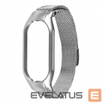 Rihm Tactical Xiaomi Loop Magnetic Steel Band Mi Band 7 Silver