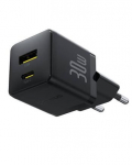 Adaptrid Baseus  Palm Fast Charger USB-A + USB-C 30W Black