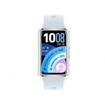 Fitness k&auml;ev&otilde;ru Huawei  Band 11 Pro Silver Aluminum Alloy Case with Blue Fluoroelastomer Strap (Candy-B49F)