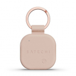 Muu Satechi Locator compatible with Apple Find My Satechi Keychain shape Vegan Leather ST-LKCFR desert rose