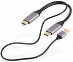 Moodulid ja transiiverid Gembird I/O ADAPTER HDMI TO DP/BLACK A-HDMIM-DPM-01