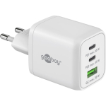 Kaabel Goobay  65 W USB-C PD GaN Multiport Fast Charger Nano, White