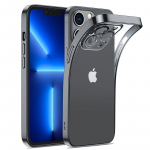 Tagakaaned Joyroom  Joyroom 14Q Case case for iPhone 14 Plus case cover with metallic frame black (JR-14Q3-black)