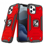 Tagakaaned Wozinsky  Wozinsky Ring Armor case for iPhone 14 Pro Max armored cover magnetic holder ring red