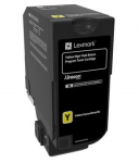 Tarvikud ja tarvikud LEXMARK  Genuine High Capacity Yellow Return Programme 84C2HY0 Toner Cartridge