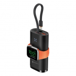 V&auml;line aku Forcell Powerbank Forcell F-Energy F10K4 PD QC3.0 3A 22,5W 10000 mAh compatible with Apple Watch black