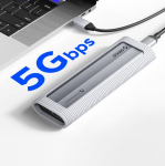 Muu arvutitarvik Orico Orico AXM2-G2-V1 M.2 NVME USB-C/USB-A to USB-C 10Gb/s Disk Drive - Gray