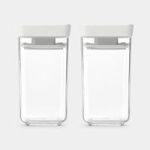 Kodu ja remondi jaoks brabantia  BRABANTIA uzglabā&scaron;anas kārbu komplekts Tasty+  2 gab.  0.15 L  Light Grey 230585