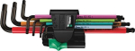 Kodu ja remondi jaoks Wera  Wera 950/7 Hex-Plus Multicolour Magnet 1 -&nbsp;L-key set  metric  BlackLaser