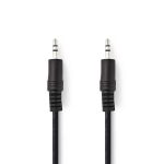 Kaabel iLike  Stereo audio kabelis 3 5 mm Male - 3 5 mm Male 1 5 m melns