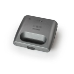R&ouml;ster GORENJE  Gorenje Sandwich maker SM703GCG 700 W  Number of plates 3  Number of pastry 2  Grey