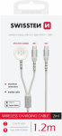 Nutikella- k&auml;ev&otilde;rude tarvikud swissten  Swissten 2in1 Bezvadu Lādētājs Apple Watch un USB-C / USB-C / 1.2m