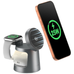 Kaabel SODI  SODI 3-in-1 Wireless Charger with Night Light 25W W108A - Gray