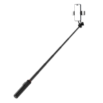 Muud kaubad Hurtel  Selfie stick WC12YDS 1.3m aluminum alloy telescopic tripod with dual lamp and phone holder - black - OUTLET