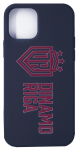 Tagakaaned Evelatus - iPhone 12 Pro Soft Touch Silicone Case DR Logo N3 Red Black