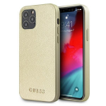 Tagakaaned Guess  Guess GUHCP12LIGLGO iPhone 12 Pro Max 6.7" gold/gold hardcase Iridescent