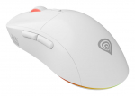 Arvutihiir Genesis Zircon XIII Custom | Wireless | Gaming Mouse | 2.4 GHz, USB | White