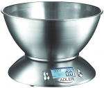 K&ouml;&ouml;gikaalud Adler  AD 3134 Maximum weight (capacity) 5 kg, Stainless steel