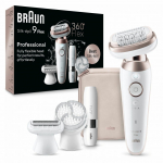 Epilaator Braun  SES9-360 Silk &eacute;pil 9 Flex 3D, White/Rose |