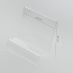 Muu OEM  Plexi Vertical Holder / phone tablet stand with Place for Price (Navi/Tablet)