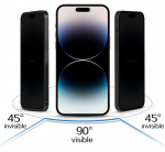 Kaitseklaasid iLike Apple IPHONE 15 PRO TEMPERED PRIVACY GLASS Black